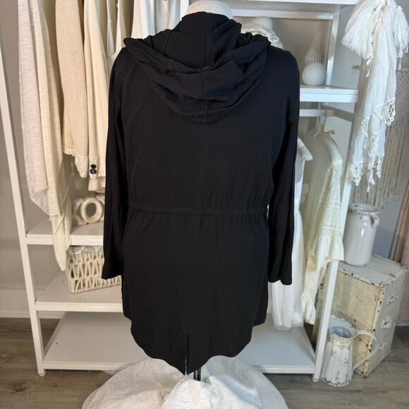 Simply Noelle Plus sz. 2XL black jacket, sleek lightweight layering #4435 - Picture 3 of 10